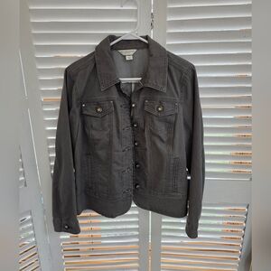 Christopher Banks Grey/Denim Jacket Women's Size P/L